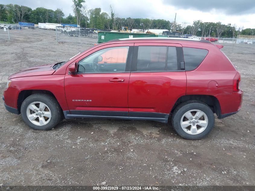 2016 Jeep Compass Latitude VIN: 1C4NJCEA8GD734748 Lot: 39923929