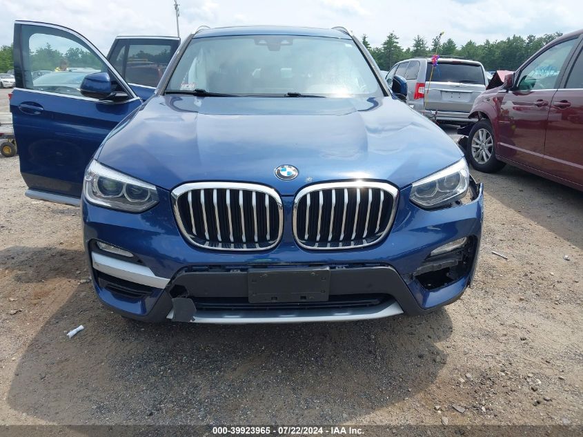 2019 BMW X3 xDrive30I VIN: 5UXTR9C50KLE16907 Lot: 39923965