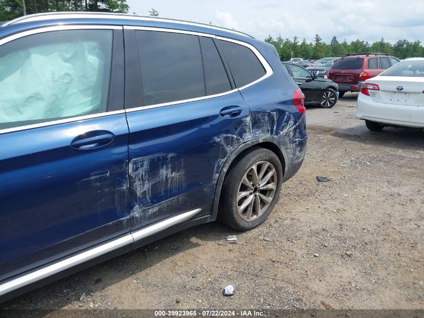 2019 BMW X3 XDRIVE30I - 5UXTR9C50KLE16907