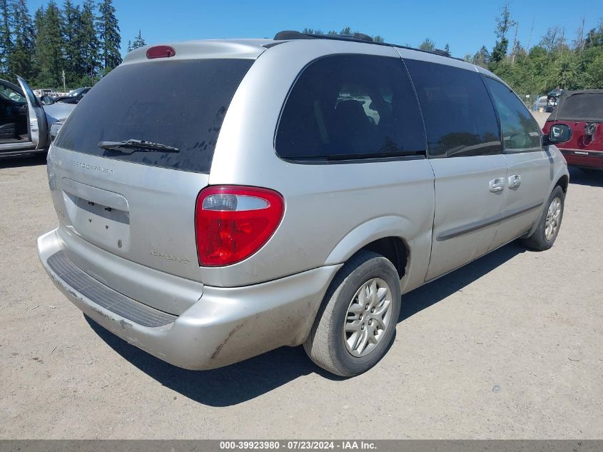 2003 Dodge Grand Caravan Sport VIN: 2D4GP44R43R186634 Lot: 39923980