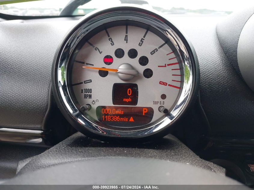 2012 Mini Cooper S Countryman VIN: WMWZC5C59CWL56416 Lot: 39923985