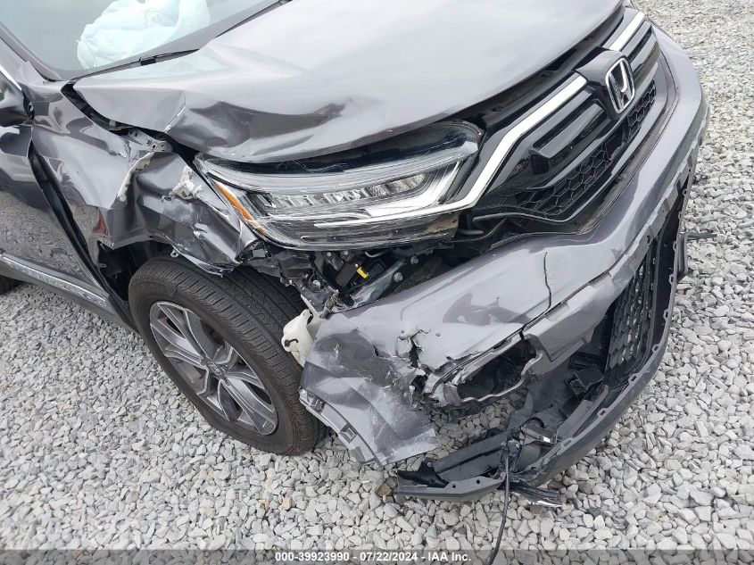 2022 Honda Cr-V Awd Touring VIN: 2HKRW2H90NH645925 Lot: 39923990