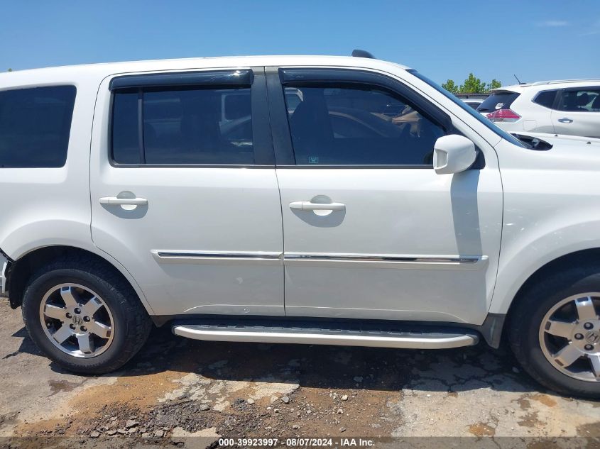 2011 Honda Pilot Touring VIN: 5FNYF4H91BB064094 Lot: 39923997