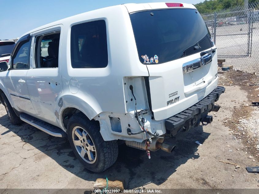 2011 Honda Pilot Touring VIN: 5FNYF4H91BB064094 Lot: 39923997