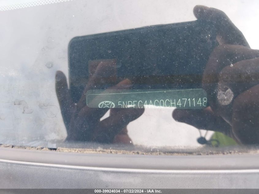 5NPEC4AC0CH471148 2012 Hyundai Sonata Limited