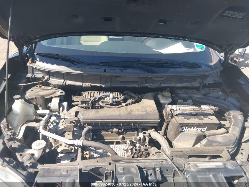 2017 Nissan Rogue Sv VIN: JN8AT2MT2HW141743 Lot: 39924038