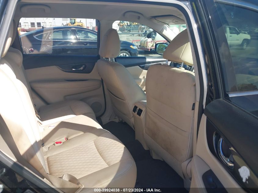 2017 Nissan Rogue Sv VIN: JN8AT2MT2HW141743 Lot: 39924038