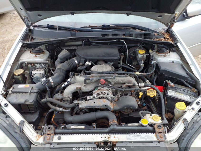 2006 Subaru Legacy 2.5I/2.5I Limited VIN: 4S3BP626867322524 Lot: 39924050