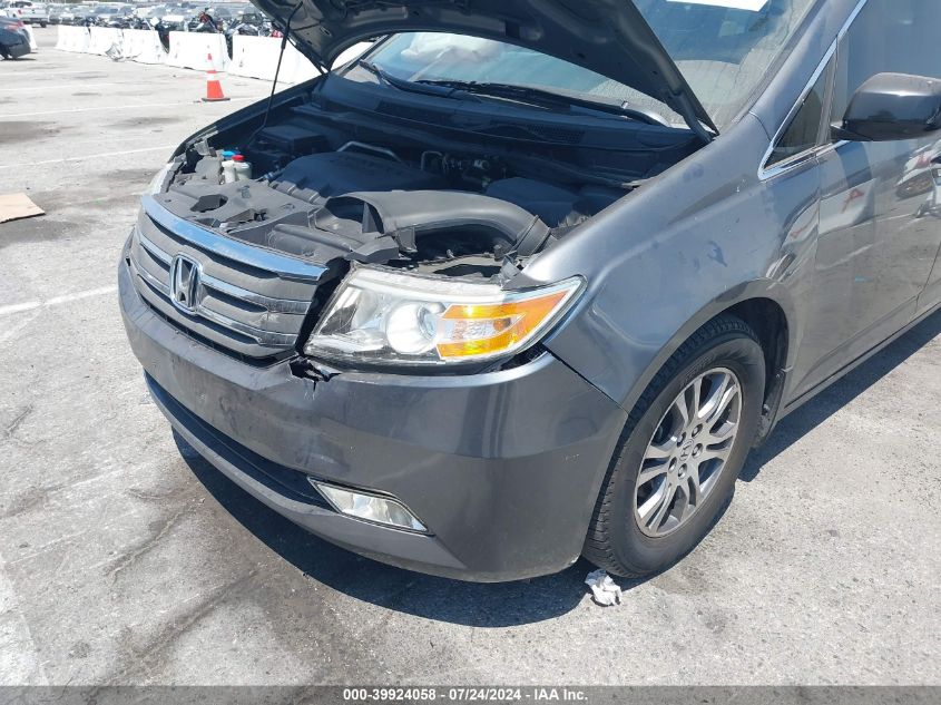 2012 Honda Odyssey Ex-L VIN: 5FNRL5H67CB015525 Lot: 39924058