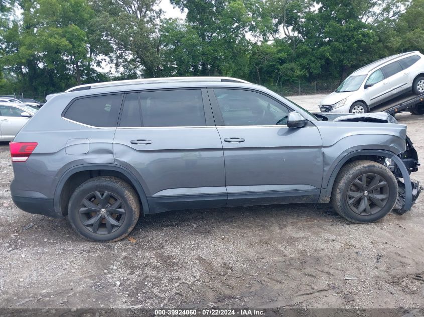 2019 Volkswagen Atlas 3.6L V6 Se VIN: 1V2LR2CA3KC622949 Lot: 39924060