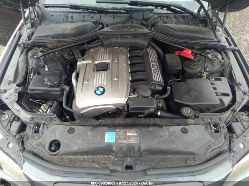 2007 BMW 530 I VIN: WBANE73527CM57633 Lot: 39924089