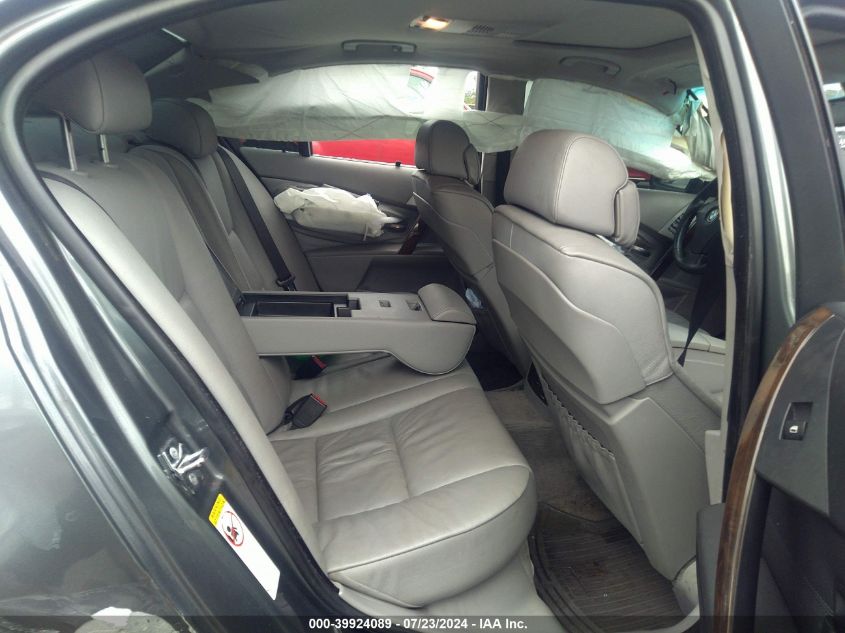 2007 BMW 530 I VIN: WBANE73527CM57633 Lot: 39924089