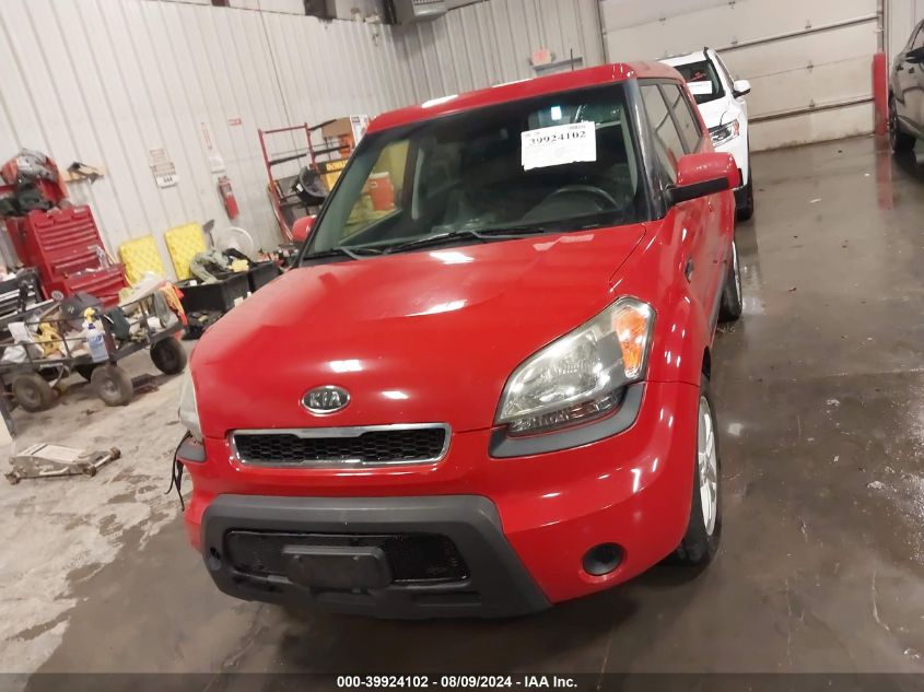 2010 Kia Soul + VIN: KNDJT2A25A7193617 Lot: 39924102