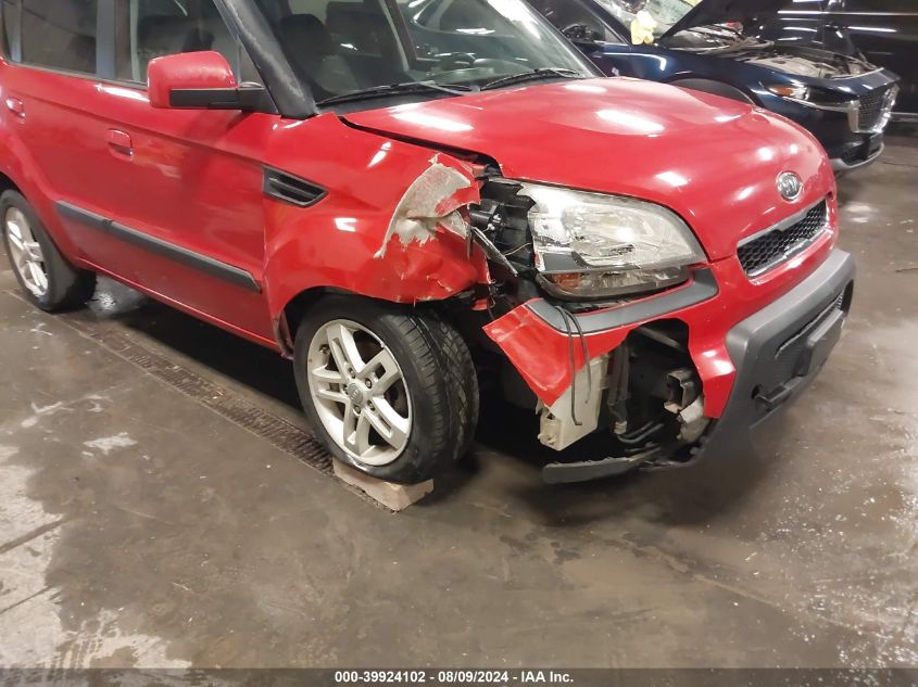 2010 Kia Soul + VIN: KNDJT2A25A7193617 Lot: 39924102