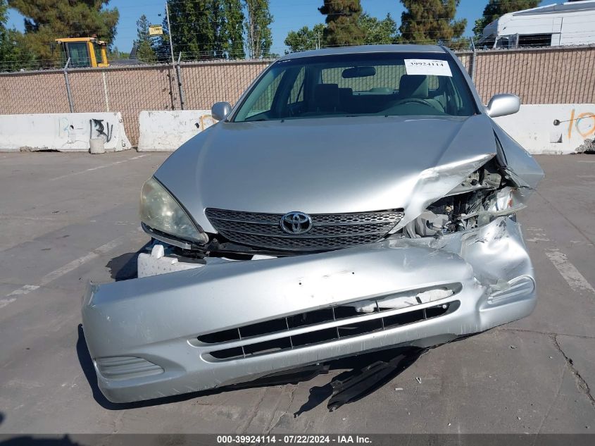 2003 Toyota Camry Le V6 VIN: 4T1BF30K63U054857 Lot: 39924114