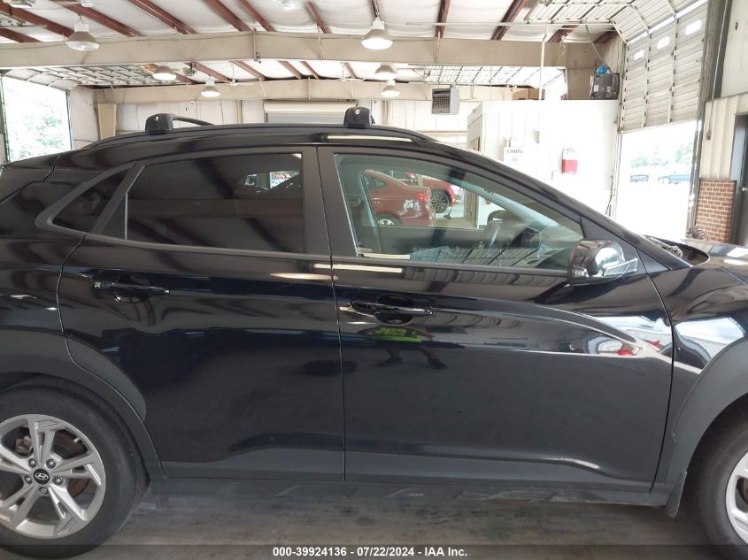 2022 Hyundai Kona Sel VIN: KM8K62AB2NU798824 Lot: 39924136