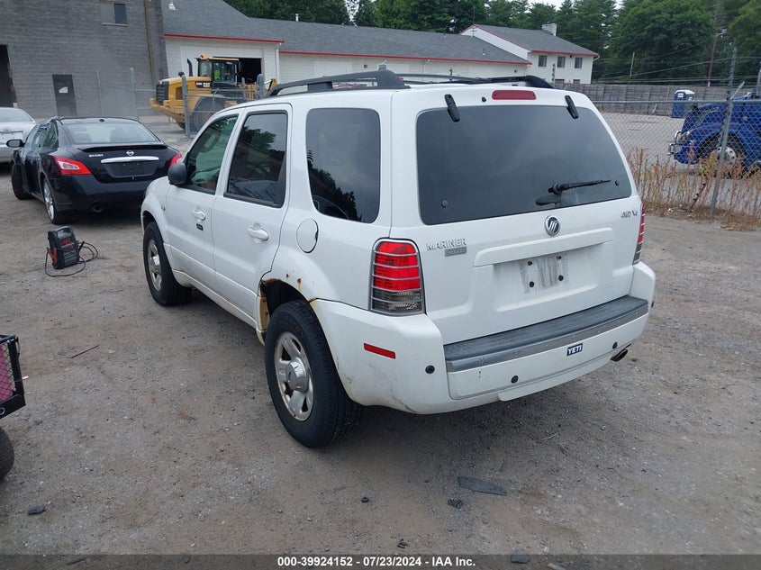 2005 Mercury Mariner Luxury/Premier VIN: 4M2CU57135DJ12329 Lot: 39924152