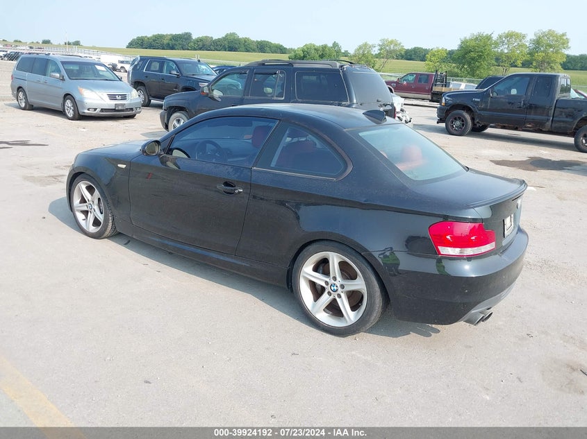 2008 BMW 135I I VIN: WBAUC73548VF24582 Lot: 39924192