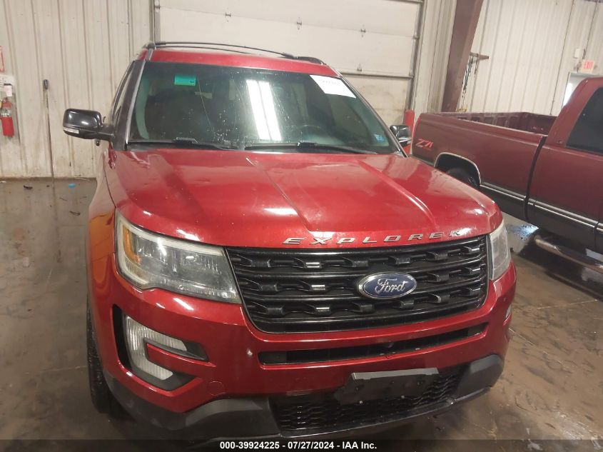 2016 Ford Explorer Sport VIN: 1FM5K8GT3GGC04545 Lot: 39924225