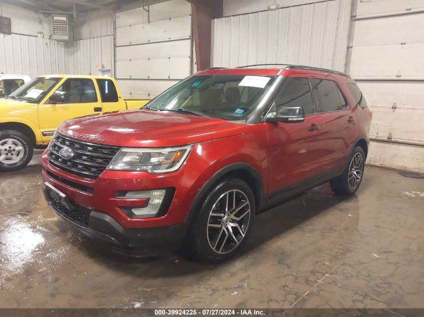 1FM5K8GT3GGC04545 2016 FORD EXPLORER - Image 2