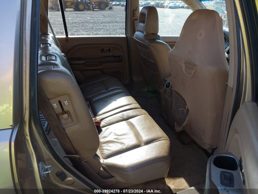 2005 Honda Pilot Ex-L VIN: 2HKYF18555H567855 Lot: 39924278