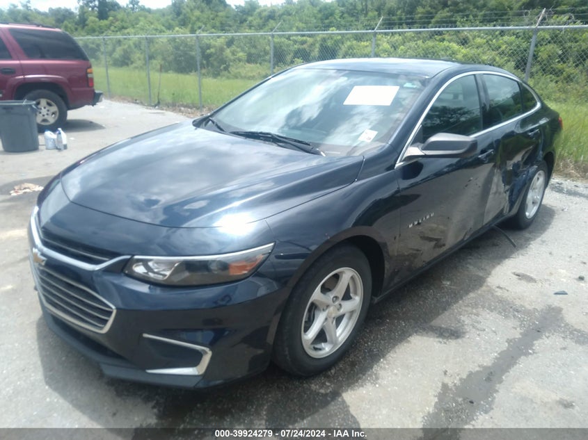 VIN 1G1ZB5ST0JF198561 2018 CHEVROLET MALIBU 1LS
