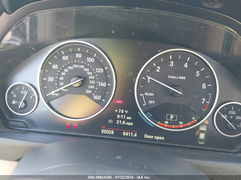 2014 BMW 328I VIN: WBA3A5G53ENP33773 Lot: 39924286