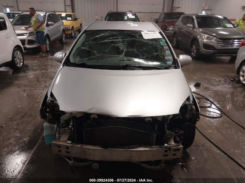 2014 Toyota Prius Two VIN: JTDKN3DU1E1752056 Lot: 39924306