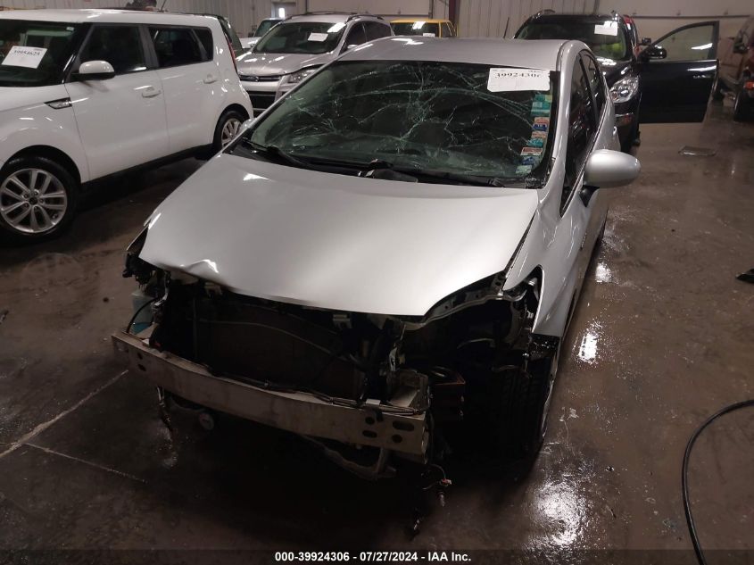 2014 Toyota Prius Two VIN: JTDKN3DU1E1752056 Lot: 39924306