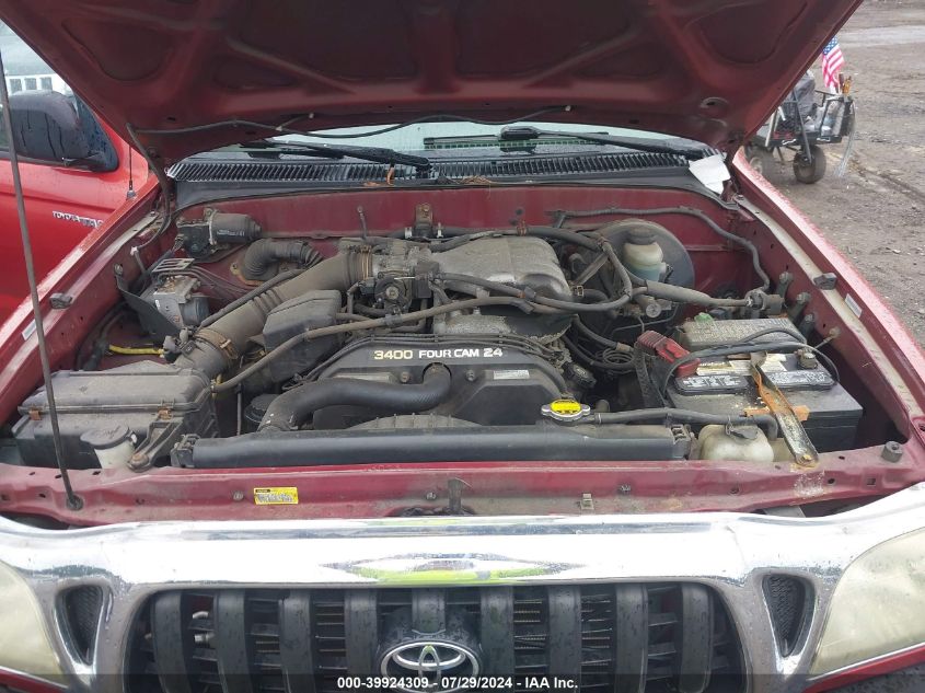 2003 Toyota Tacoma Base V6 VIN: 5TEHN72N23Z161914 Lot: 39924309