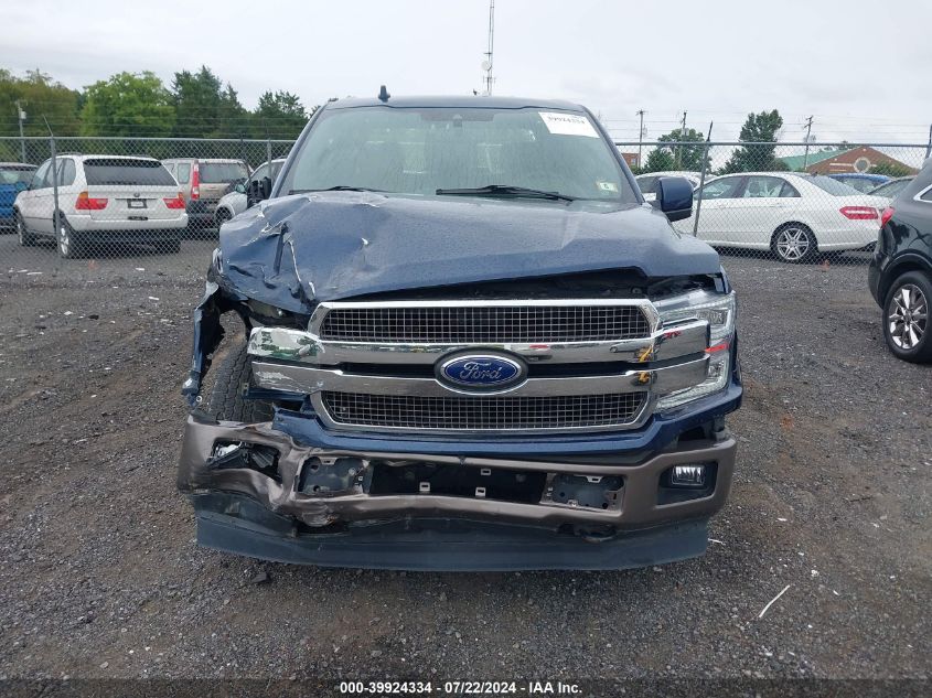 2018 Ford F-150 King Ranch VIN: 1FTEW1E52JFE02180 Lot: 39924334