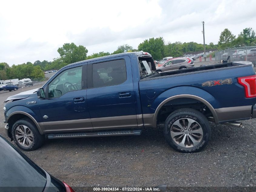 2018 Ford F-150 King Ranch VIN: 1FTEW1E52JFE02180 Lot: 39924334