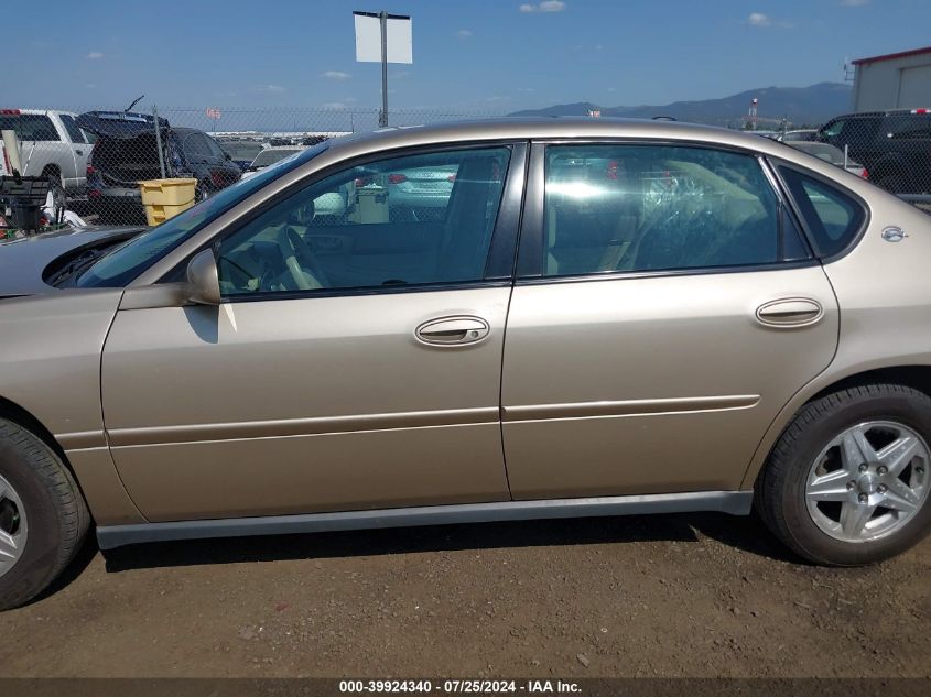 2005 Chevrolet Impala VIN: 2G1WF52EX59331589 Lot: 39924340