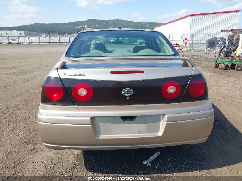 2005 Chevrolet Impala VIN: 2G1WF52EX59331589 Lot: 39924340