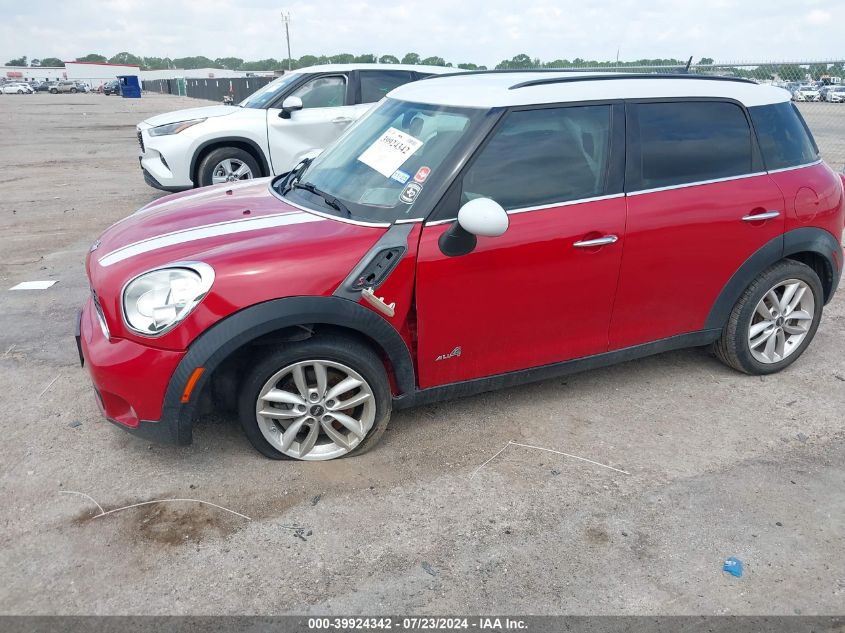 2013 Mini Countryman Cooper S VIN: WMWZC5C54DWP34482 Lot: 39924342