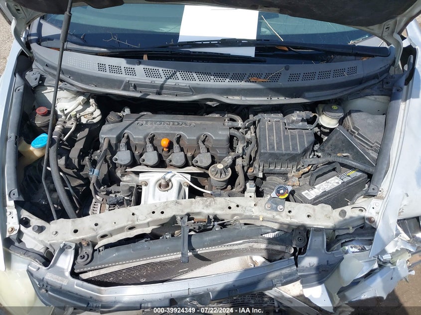 2008 Honda Civic Ex-L VIN: 2HGFA16948H340828 Lot: 39924349