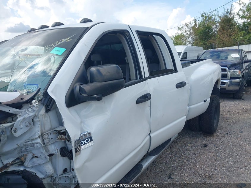 2008 Dodge Ram 3500 Slt VIN: 3D7MX48A98G232613 Lot: 39924372