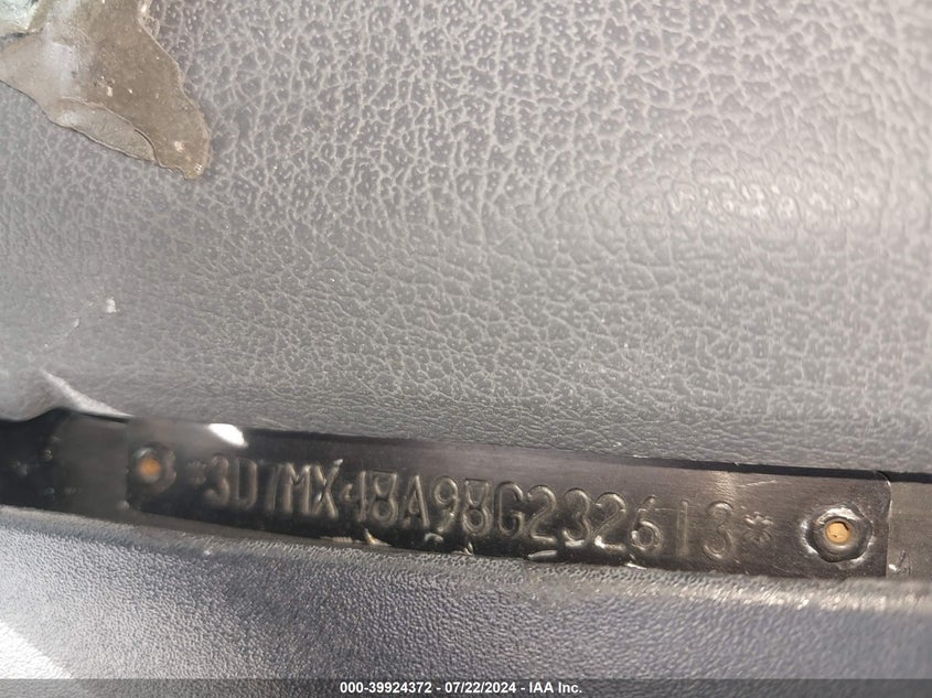 2008 Dodge Ram 3500 Slt VIN: 3D7MX48A98G232613 Lot: 39924372