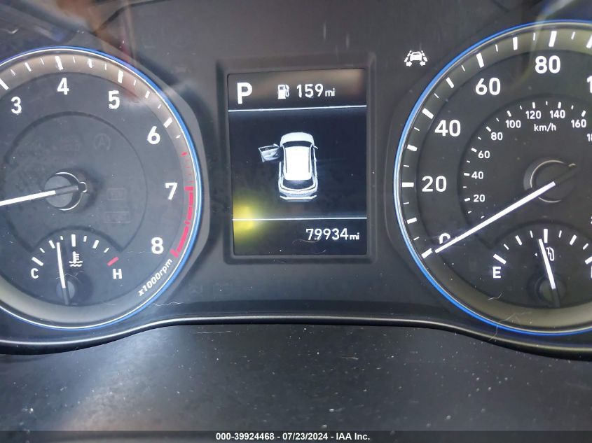 2019 Hyundai Kona Se VIN: KM8K12AA5KU258790 Lot: 39924468