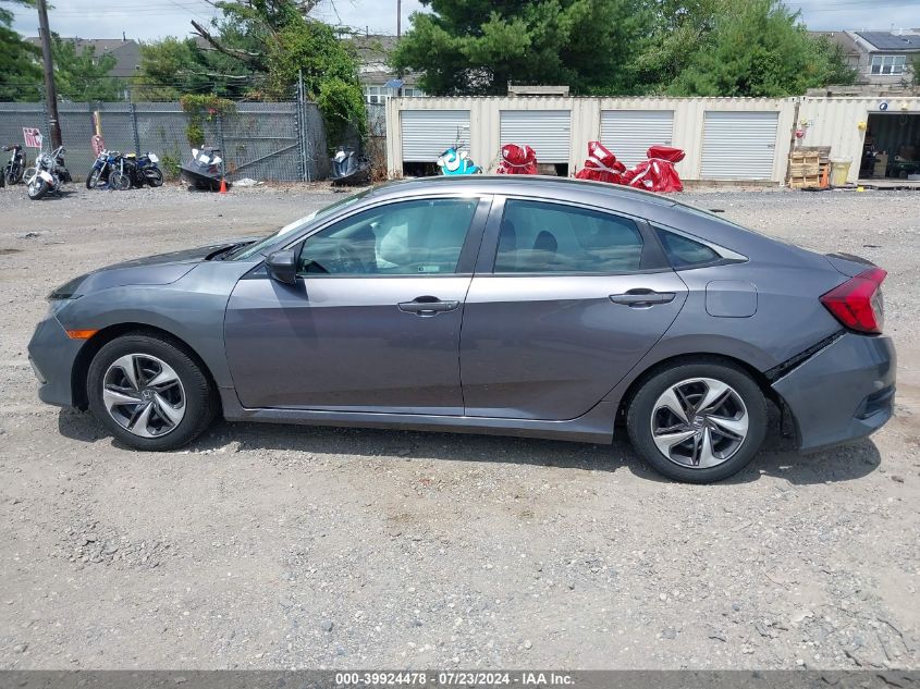 2019 Honda Civic Lx VIN: 19XFC2F69KE005281 Lot: 39924478