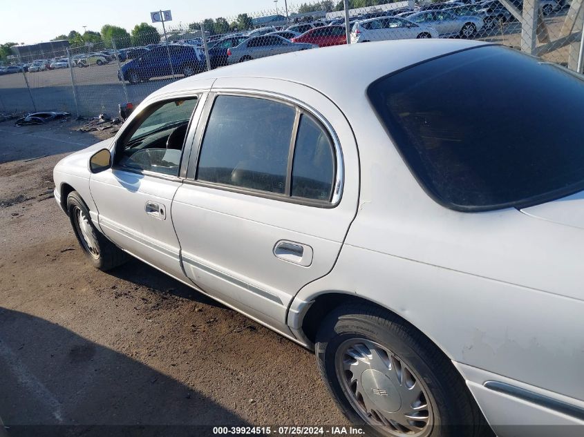 1998 Lincoln Continental VIN: 1LNFM97V1WY681022 Lot: 39924515