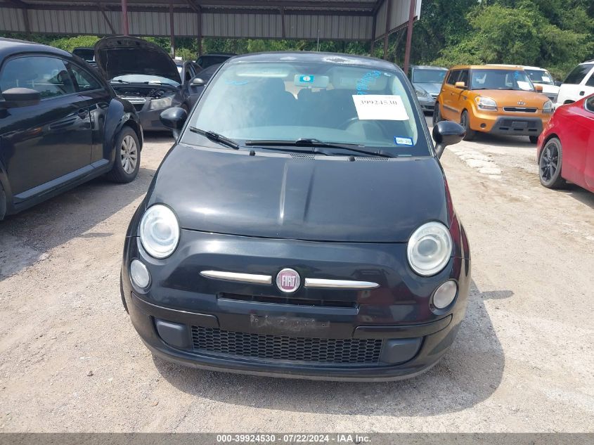 2012 Fiat 500 Pop VIN: 3C3CFFAR7CT366030 Lot: 39924530