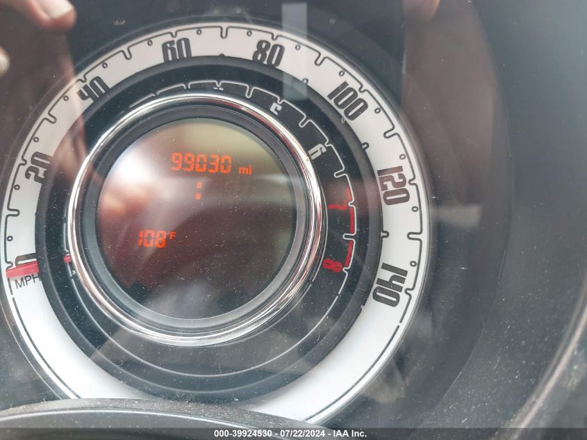 2012 Fiat 500 Pop VIN: 3C3CFFAR7CT366030 Lot: 39924530