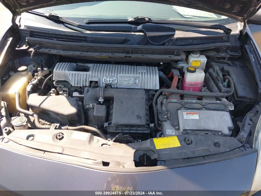 2012 Toyota Prius Plug-In VIN: JTDKN3DP2C3026234 Lot: 39924575