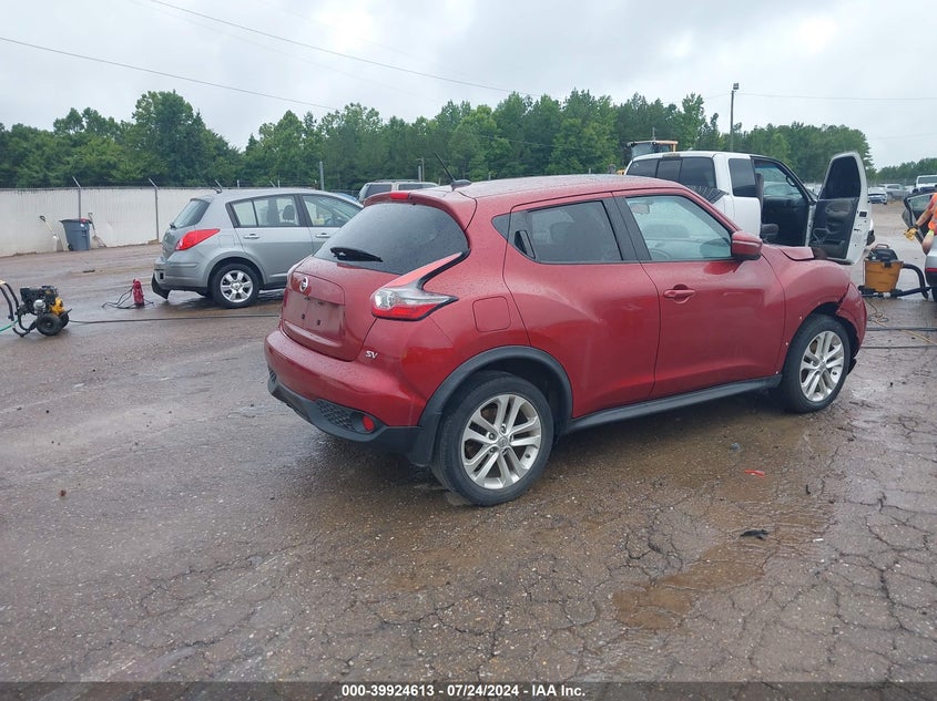 2015 Nissan Juke Sv VIN: JN8AF5MR2FT507048 Lot: 39924613