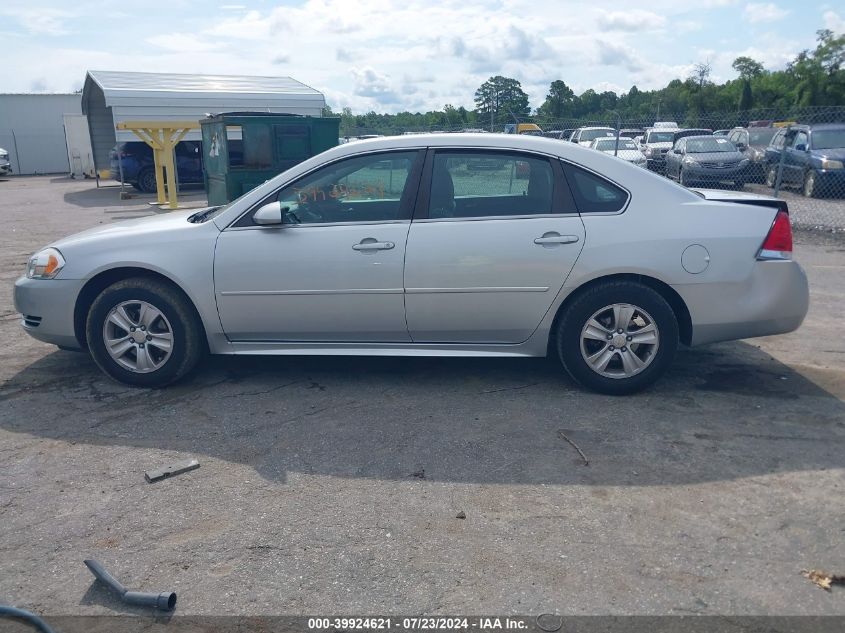 2014 Chevrolet Impala Limited Ls VIN: 2G1WA5E38E1141958 Lot: 39924621