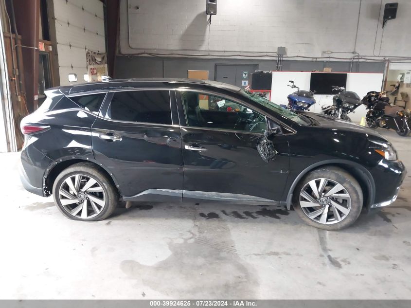 2021 Nissan Murano Sl Intelligent Awd VIN: 5N1AZ2CS9MC109639 Lot: 39924625