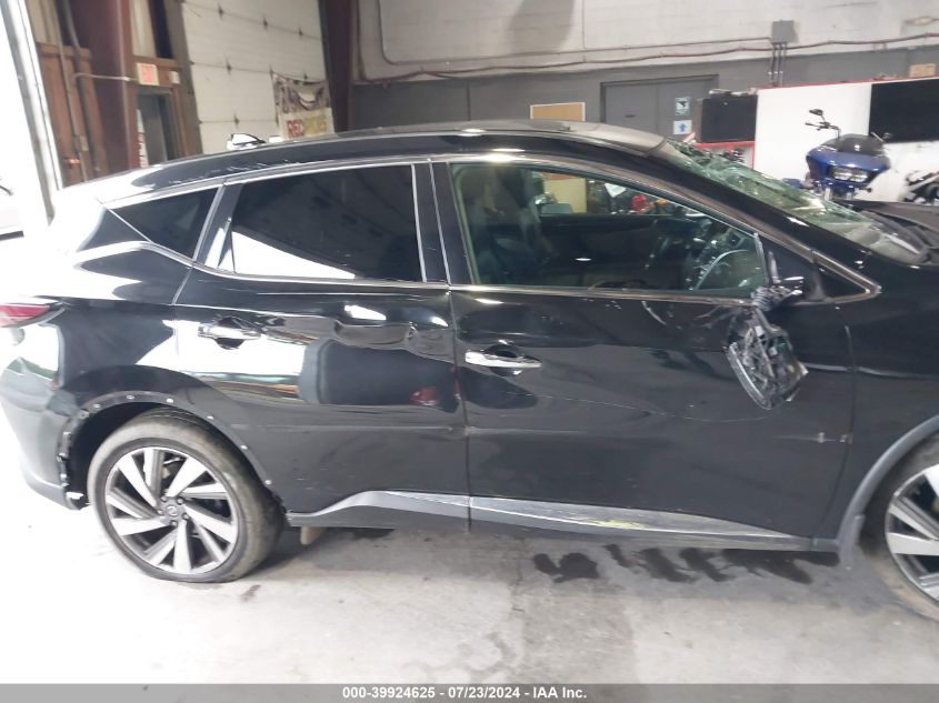 2021 Nissan Murano Sl Intelligent Awd VIN: 5N1AZ2CS9MC109639 Lot: 39924625