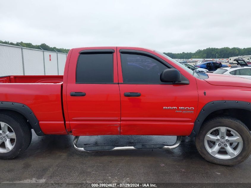 2006 Dodge Ram 1500 Slt/Trx4 Off Road/Sport VIN: 1D7HU18N06S672625 Lot: 39924627