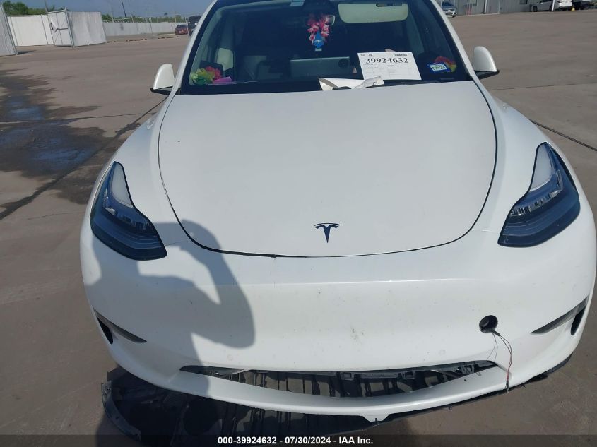 2021 Tesla Model Y Long Range Dual Motor All-Wheel Drive VIN: 5YJYGDEE1MF072021 Lot: 39924632